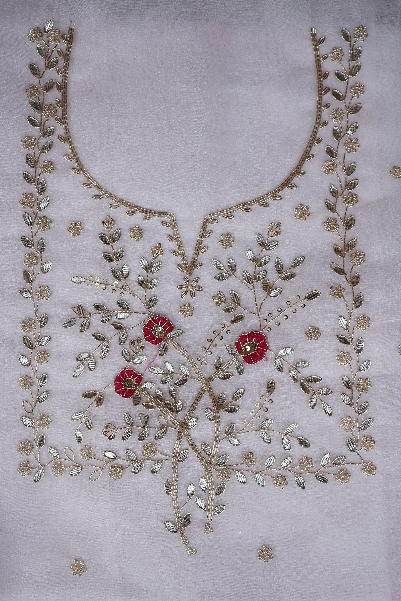 Lavanya Handcrafted Elegance in Thread & Zardozi - Achrangi