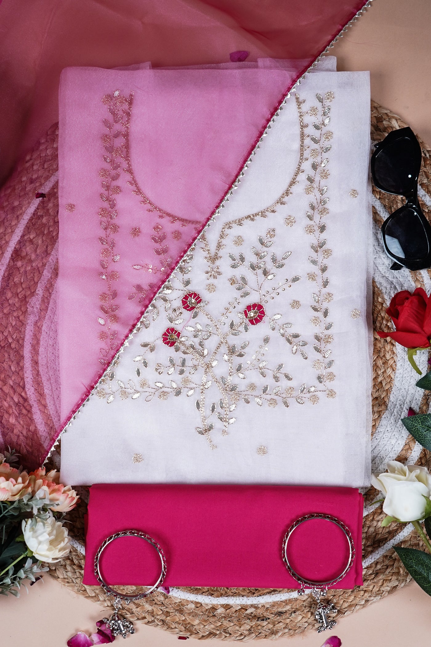 Lavanya Handcrafted Elegance in Thread & Zardozi